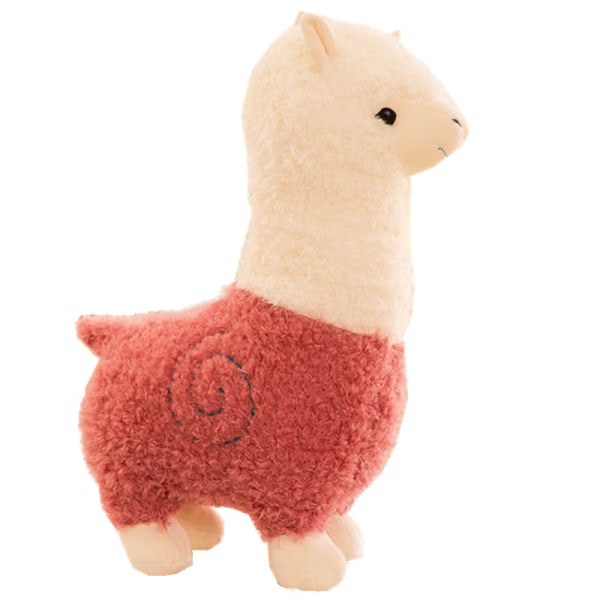 Sød Alpaca Plys Bamse Plys Dyr Plys Får Pude (Pink,