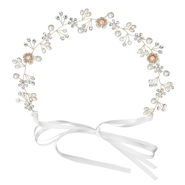 Brudkronan Bröllopshår Vine Rhinestone Hårtillbehör för