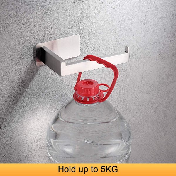 Toiletpapirholder, vægmonteret toiletpapirholder, 304 rustfrit stål