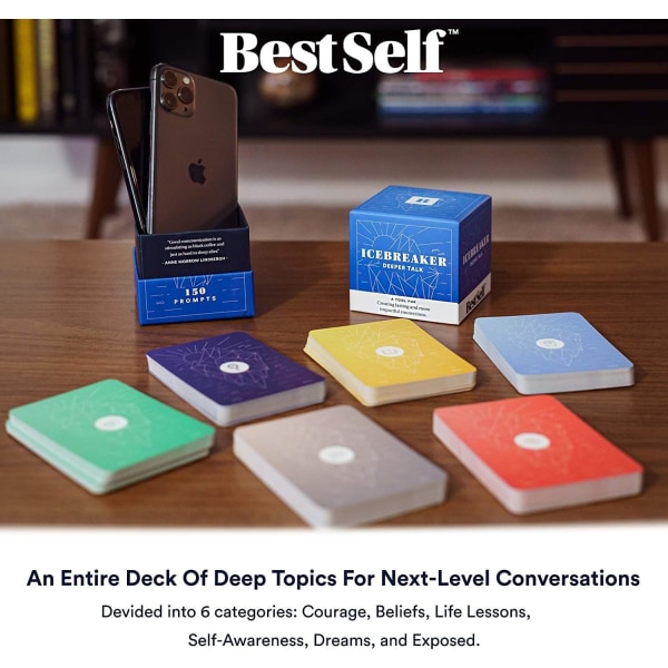 Samtale Starter Deep Talk Deck BestSelf — Uovervinnelig og unik