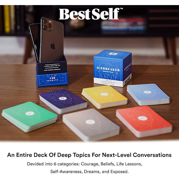 Samtale Starter Dyb Samtale Deck BestSelf — Uovervindelig og Unq
