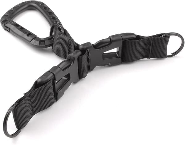 Multifunktion Nylon Militær Hængende Spænde Taktisk Nøglekrog Web