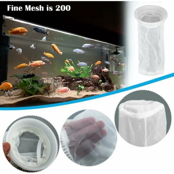 Pakke med 4 nylon IBC-filtre til 1000 liters IBC-regnvandstank, Nyl