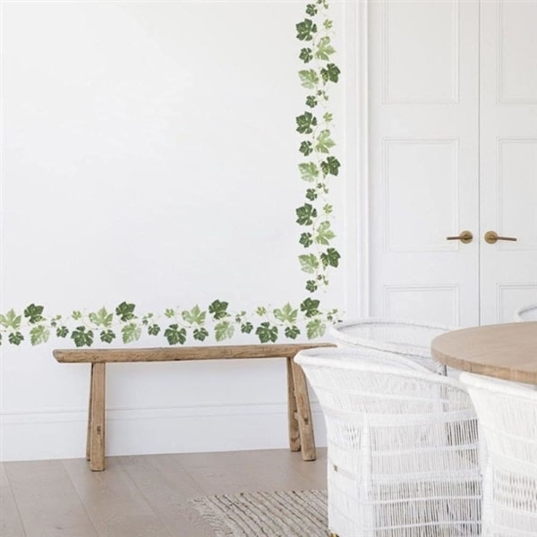 Wallstickers VINE LEAVES (1,7 M) I självhäftande wallsticker gr