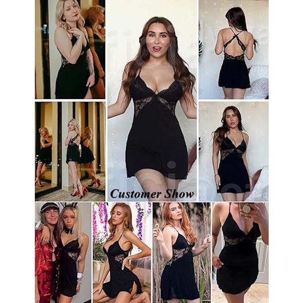 Naisten Alusvaatteet Lace Chemise Sleepwear Babydoll Teddy Alusvaatteet