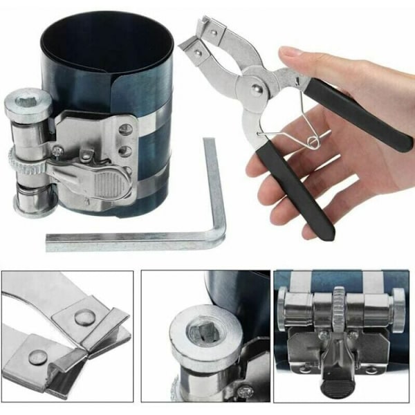 3 tuuman männänrengaskompressori 53-175 mm automaattinen männänrengaskompressori