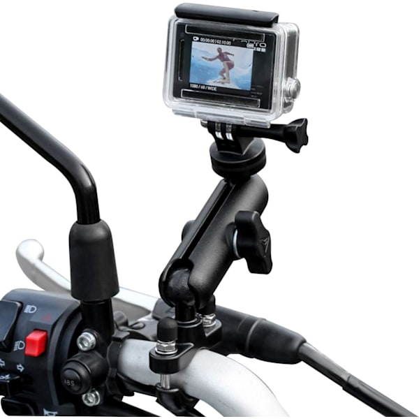 GoPro-kamera cykel-/motorcykelbeslag, universelt 360 graders session