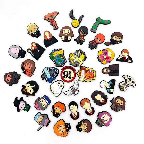 37 sett Harry Potter-serie tresko dekorative blomsterspenner DIY G