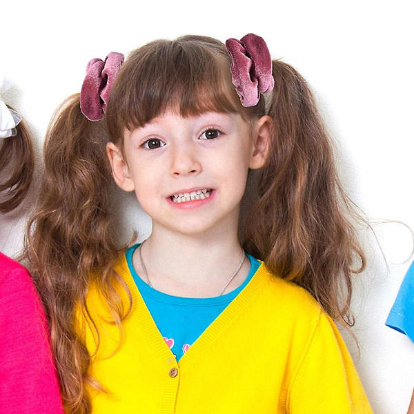 Hius sametti Scrunchies Pack hiusnauhoja, hiuskoristeet G