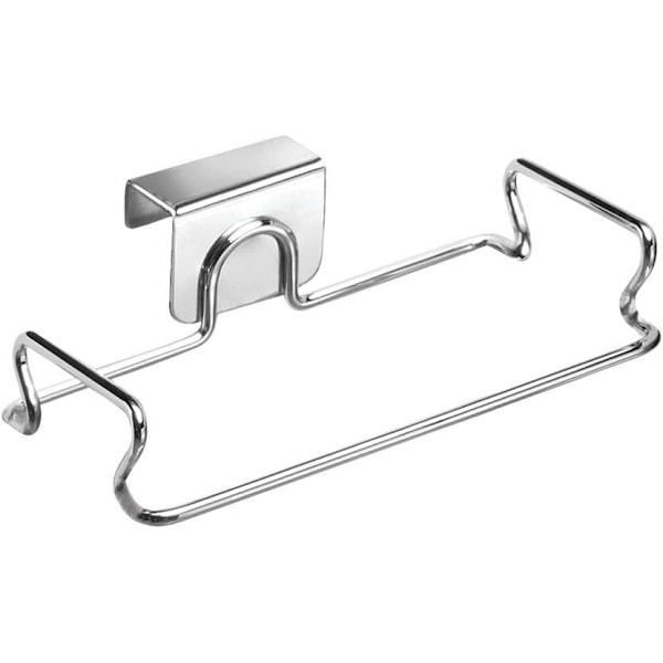 Påshållare, liten förvaring i metall för dörr, silver