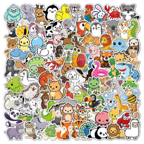 Stickers Pack 100 pcs Laptop Stickers Bomb Waterproof Vinyl Stick