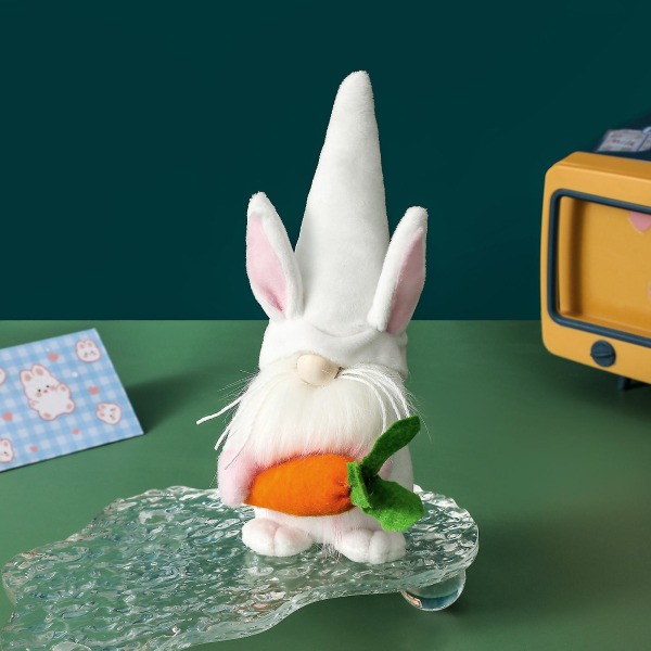 Påsk Gnome Bordsdekoration Tecknad Docka Semester Scen Dekor