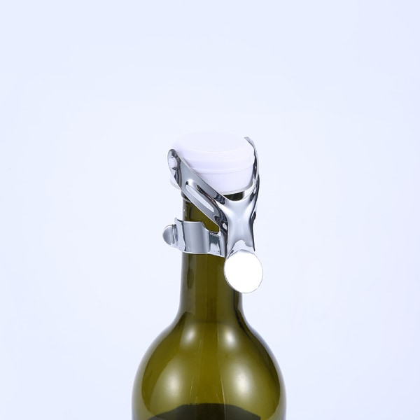 Champagnekorkstopper 4 stykker musserende vin rustfritt stål Ch