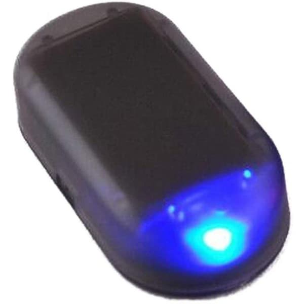 pcs Bilslarmsystem, Solenergi Dummy Bilslarm Led-ljus