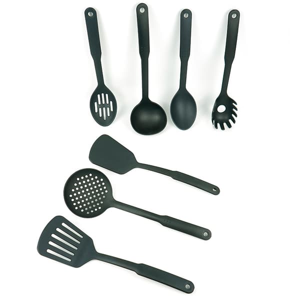 Anti-Scratch Köksredskap Set, Nylon, Matlagningssked, Slitsad