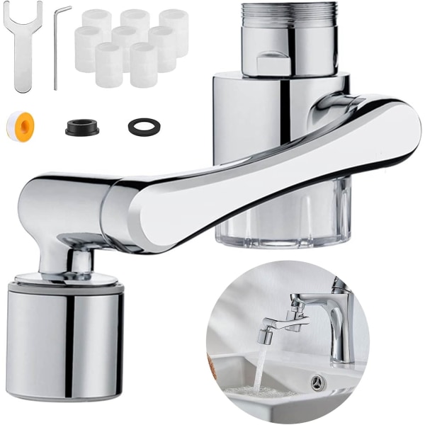 1080° roterande kranmunstycke med filterfunktion Multi-Function