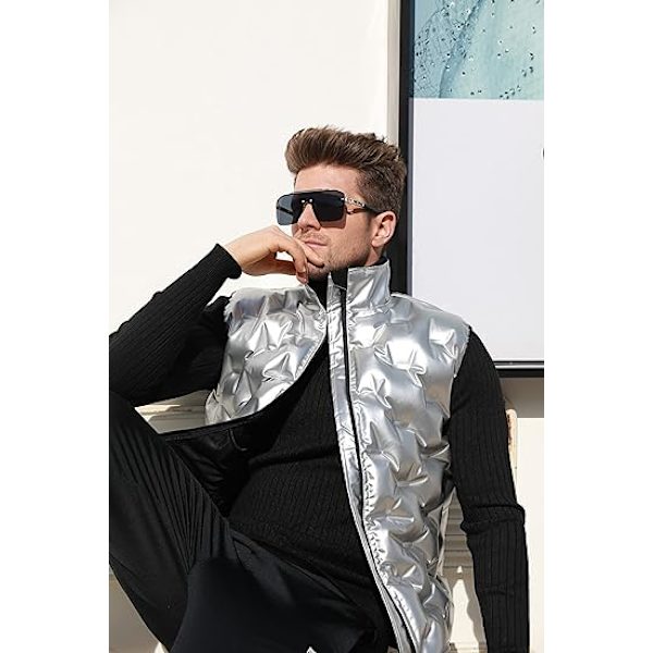 Vision Oversized Stilig Enkelt Stykke Rammeløse Solbriller Flat Top