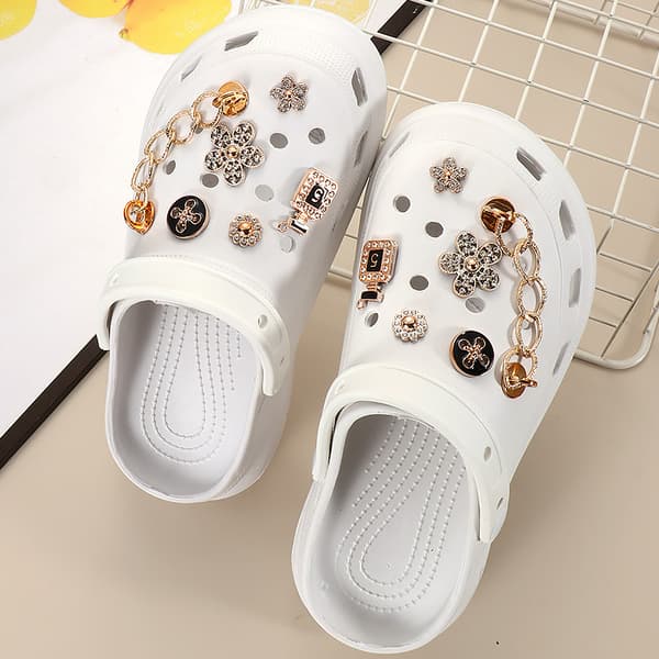 12 Crocs DIY-tilbehør Tredimensjonale hagesko-sko-spenne