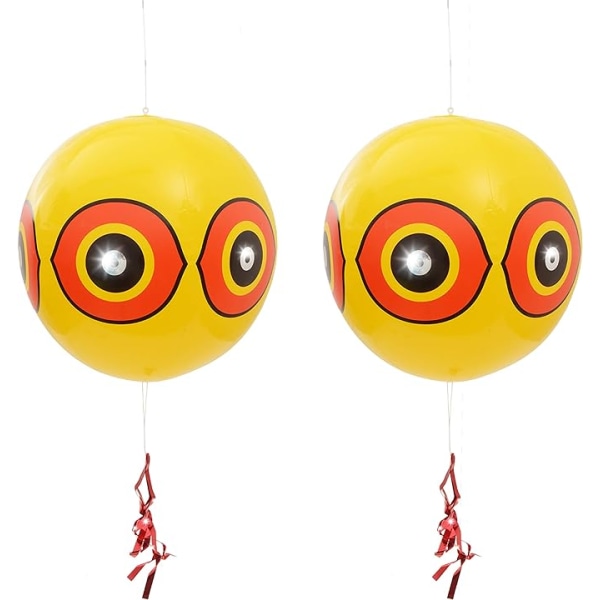 2 Fågelskrämmaballonger Anti-duvor, Fåglar, Hägrar, Skator, Lapwin