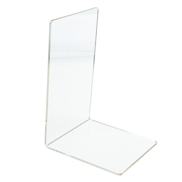 6 bokstøtter i plexiglass - Transparent