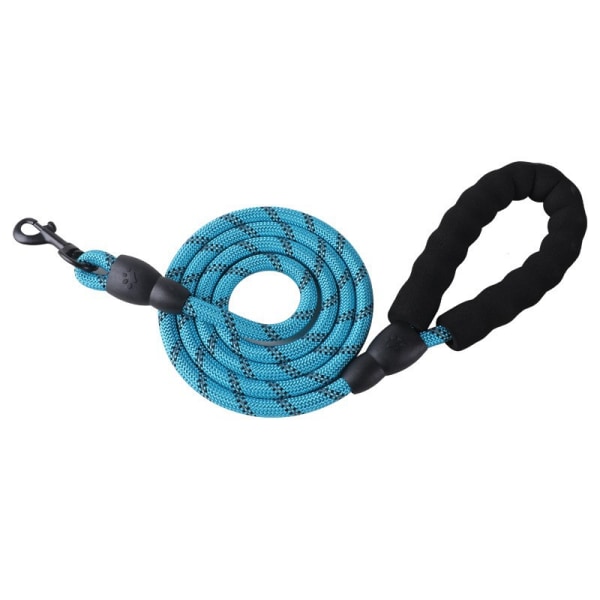 Hundkoppel, mjukt vadderat handtag, säkerhetskoppel för hund med slitstarkt nylon