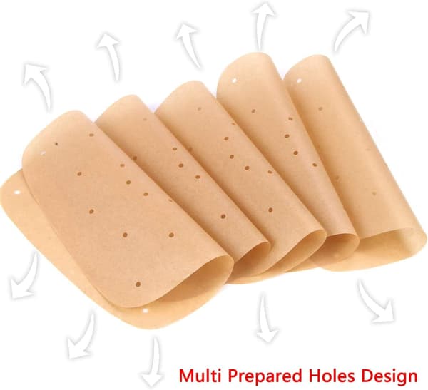 Rund Pergamentpapir 12,6 Tommer Dutch Oven Liners Engangs Wh