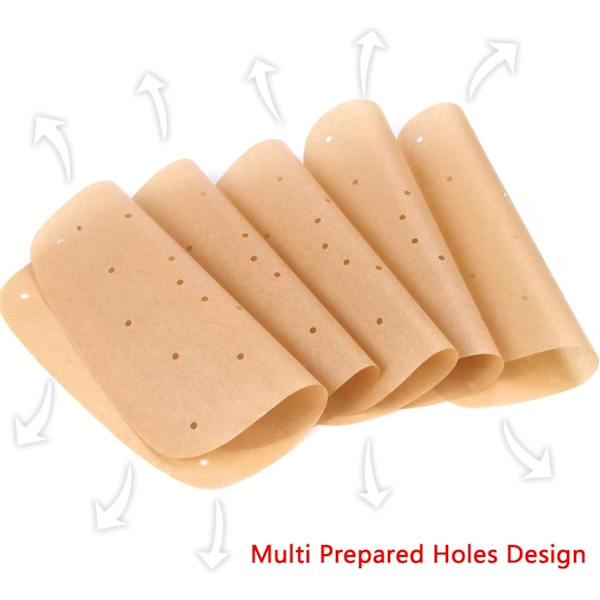 Rundt bagepapir 12,6 tommer Dutch Oven Liners engangs Wh