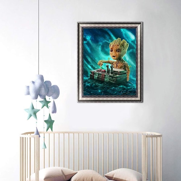 30*40CM F DIY 5D Digital Diamond Painting Kit Crystal Rhinestone