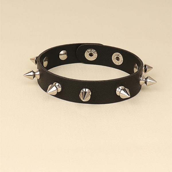 Nitarmband Nitarmband Läder Nitarmband Manschett för