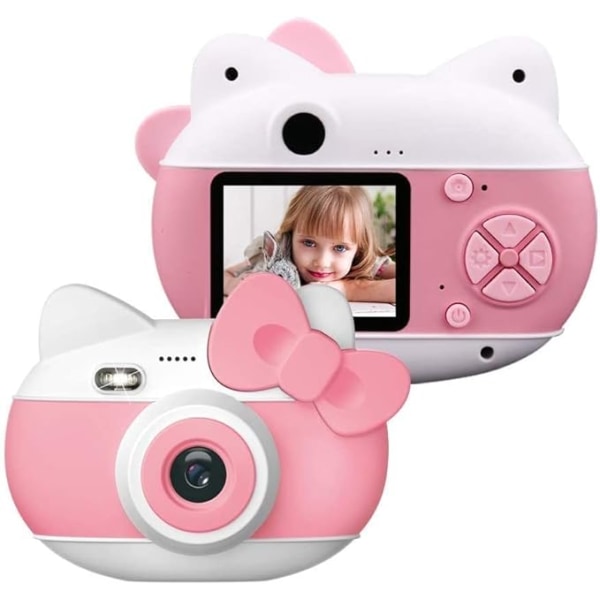 Barnekamera, 2,0-tommers digitalt kamera for barn, 1080P / 4K Pixel HD Vi