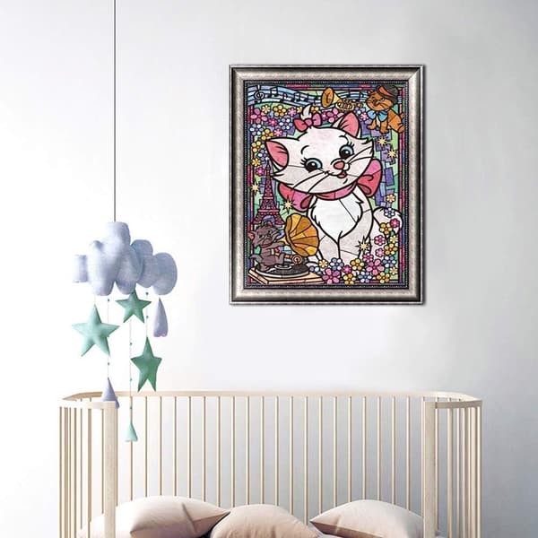 30*40CM DIY 5D digitaalinen timanttimaalaussarja Crystal Rhinestone Em