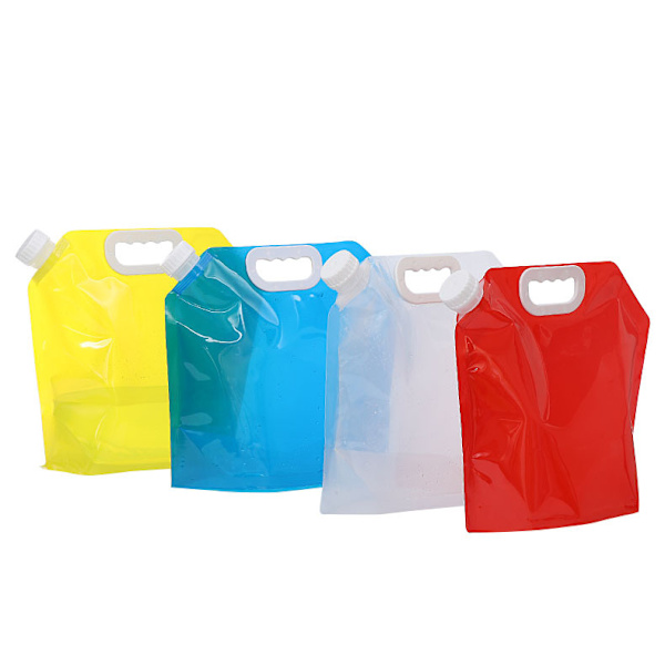 5 Liter hopfällbar vattenbehållare, BPA-fri, flexibel vattenkanna