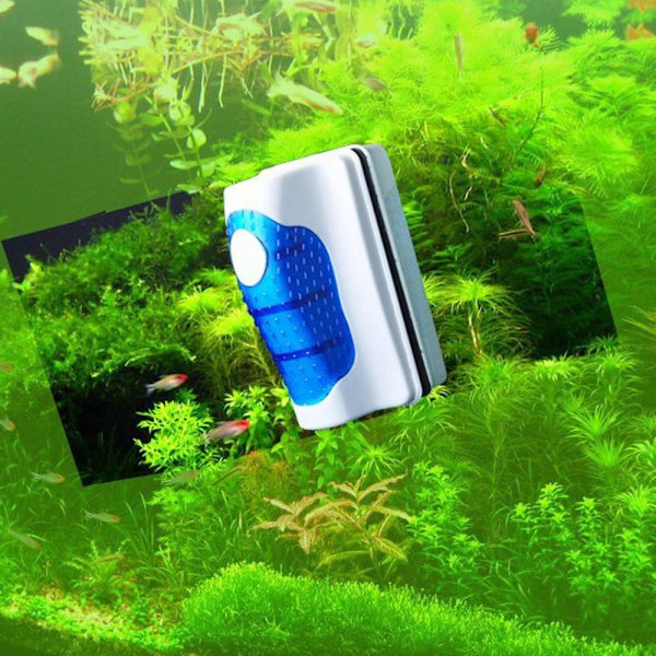 Magnetisk algeskraber, akvariemagnetrenser, rengøringsskrubber
