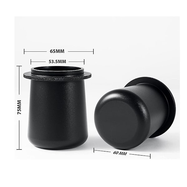 Kaffe pulver mottagande pulver kopp aluminiumlegering 54mm anti-flyin