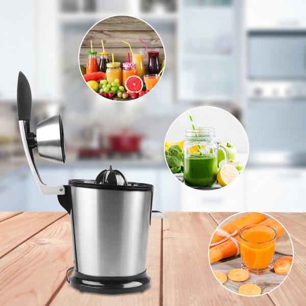 Elektrisk Citruspresser Professionel Håndtag Rustfrit Stål AGR80 B