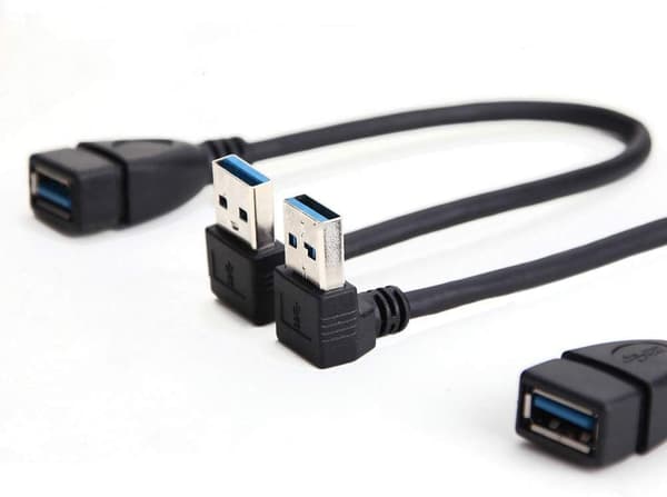 2 stk. USB 3.0 han til hun forlængerkabel af Oxsubor