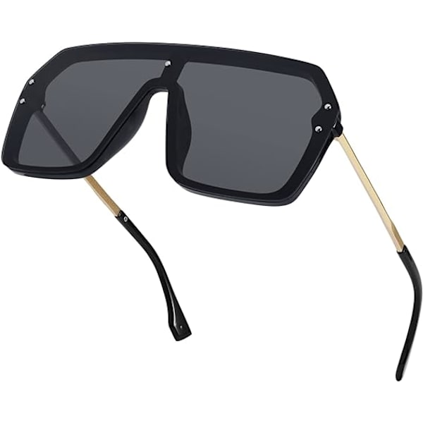 Vision Oversized Siamese One Piece Solbriller til Kvinder og Mænd