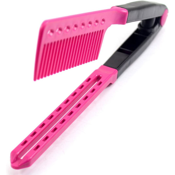 Hårstyling DIY Styler Hårrettere Folding V Shape Kam, Bla