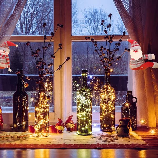 Julegardin Bindebånd 2stk Julegardin Spænde Sød Cur