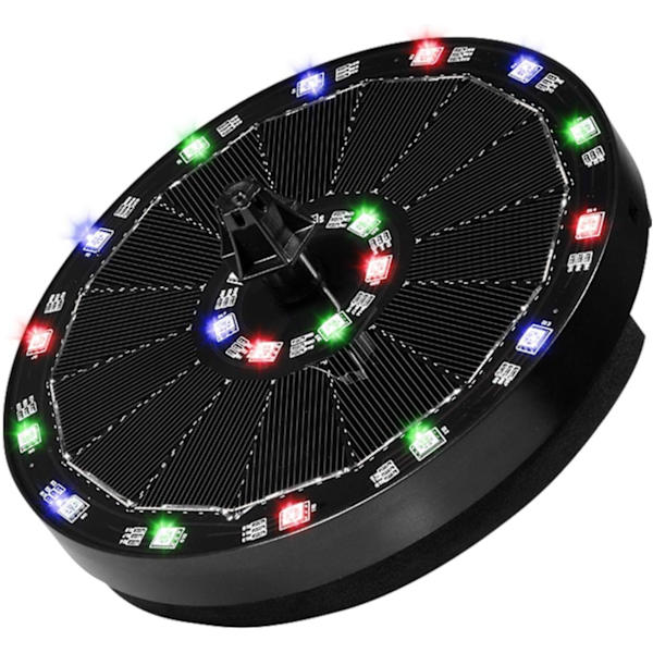 Aurinkolähde 3W Aurinkolammupumppu LED-valolla ulkoilmaan