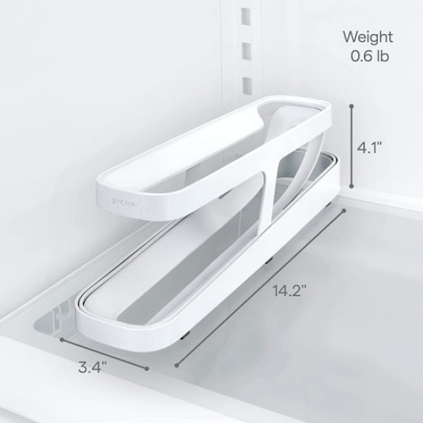 Egg holder for refrigerator, automatic rolling egg storage contai