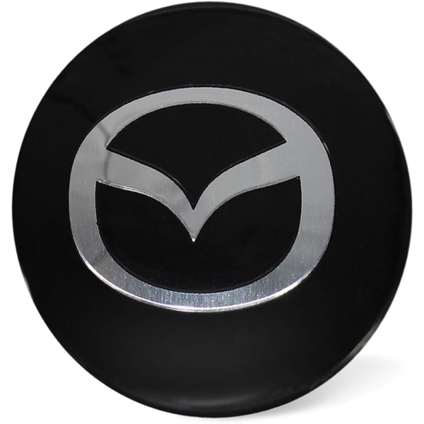 4 x 57 mm Bilbokstäver BBS Hjul Center Cap Sticker Wheel Emblem