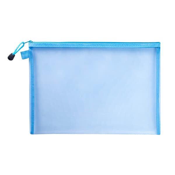 9\"x 12\", 5 stk., Plastik Mesh Lynlåspose Dokumentmapper Taske Zip