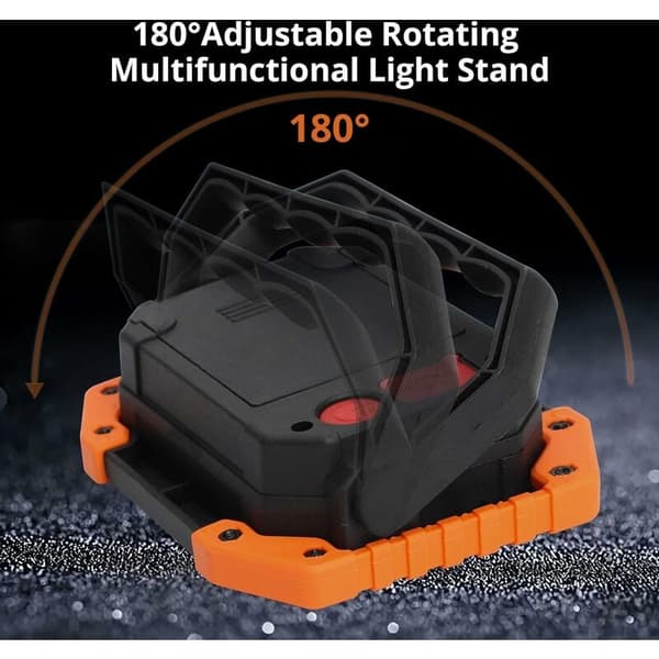 2 LED-arkitekturspotlights, 30W 2000LM USB-oppladbart arbeidslys