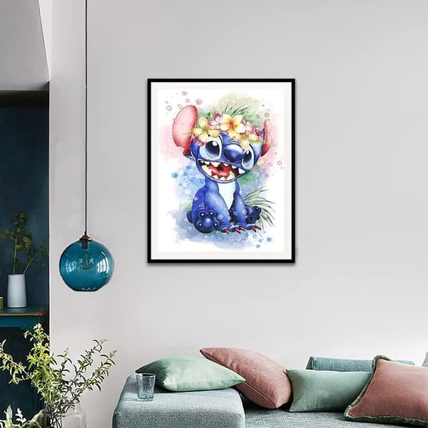 30*40CM Diamantmaling for barn, Interstellar Monster, Alie