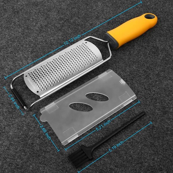 Pro Zester Grater, Citron Zester, Parmesan Zester, Choklad, Med