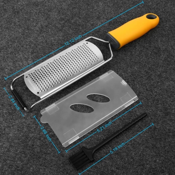 Pro Zester Grater, Citron Zester, Parmesan Zester, Chokolade, Med
