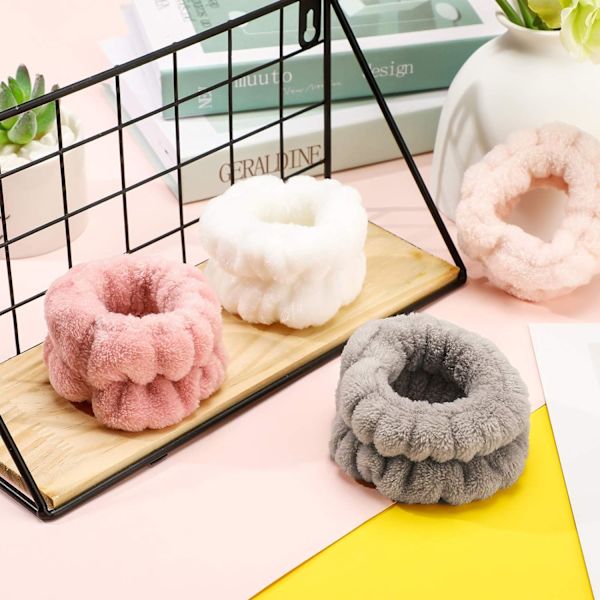 4 par håndledsspa vaskebånd mikrofiber håndledsvask håndklæde bånd håndled