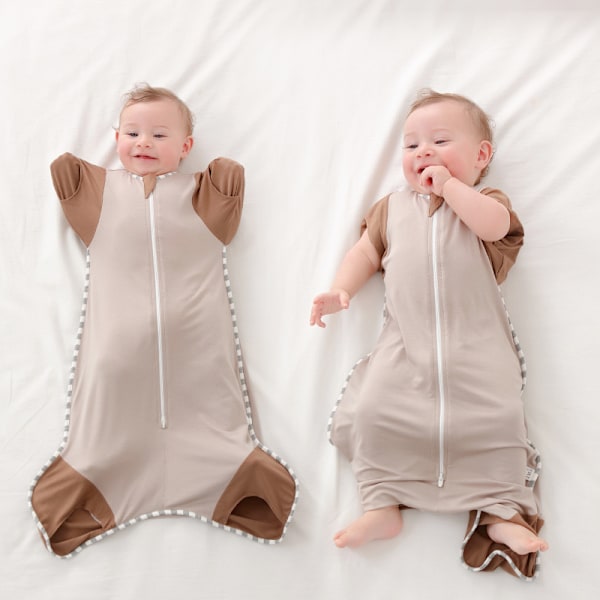 Baby sovepose, 2-pakning, pustende bærbart teppe Swaddle fo