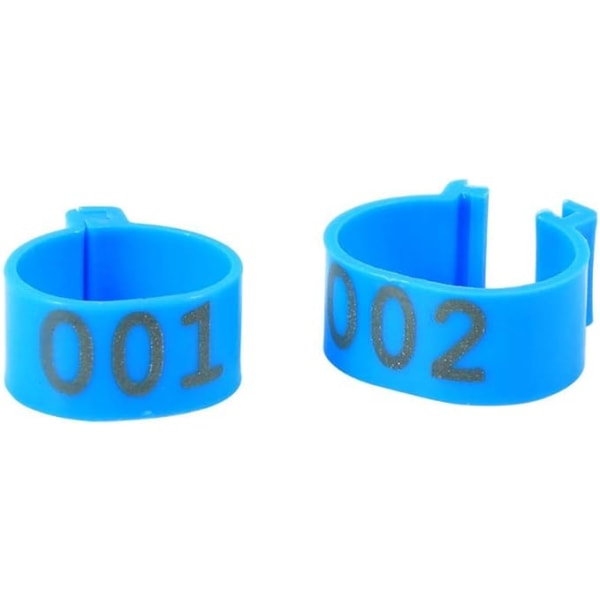 100 stk./pose 20MM 001-100 Nummererede Plastik Fjerkræ Multifarvet Gås